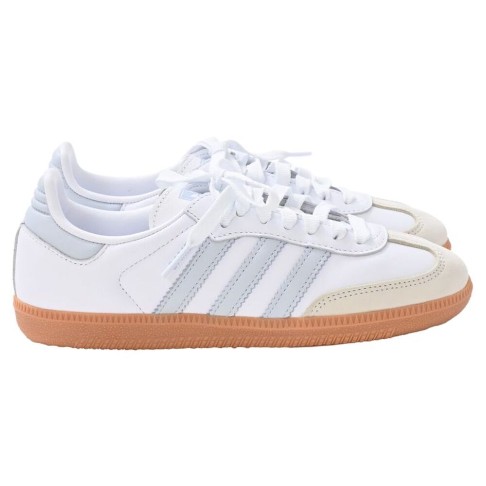 Adidas Samba OG Sneakers in Halo Blue Leather